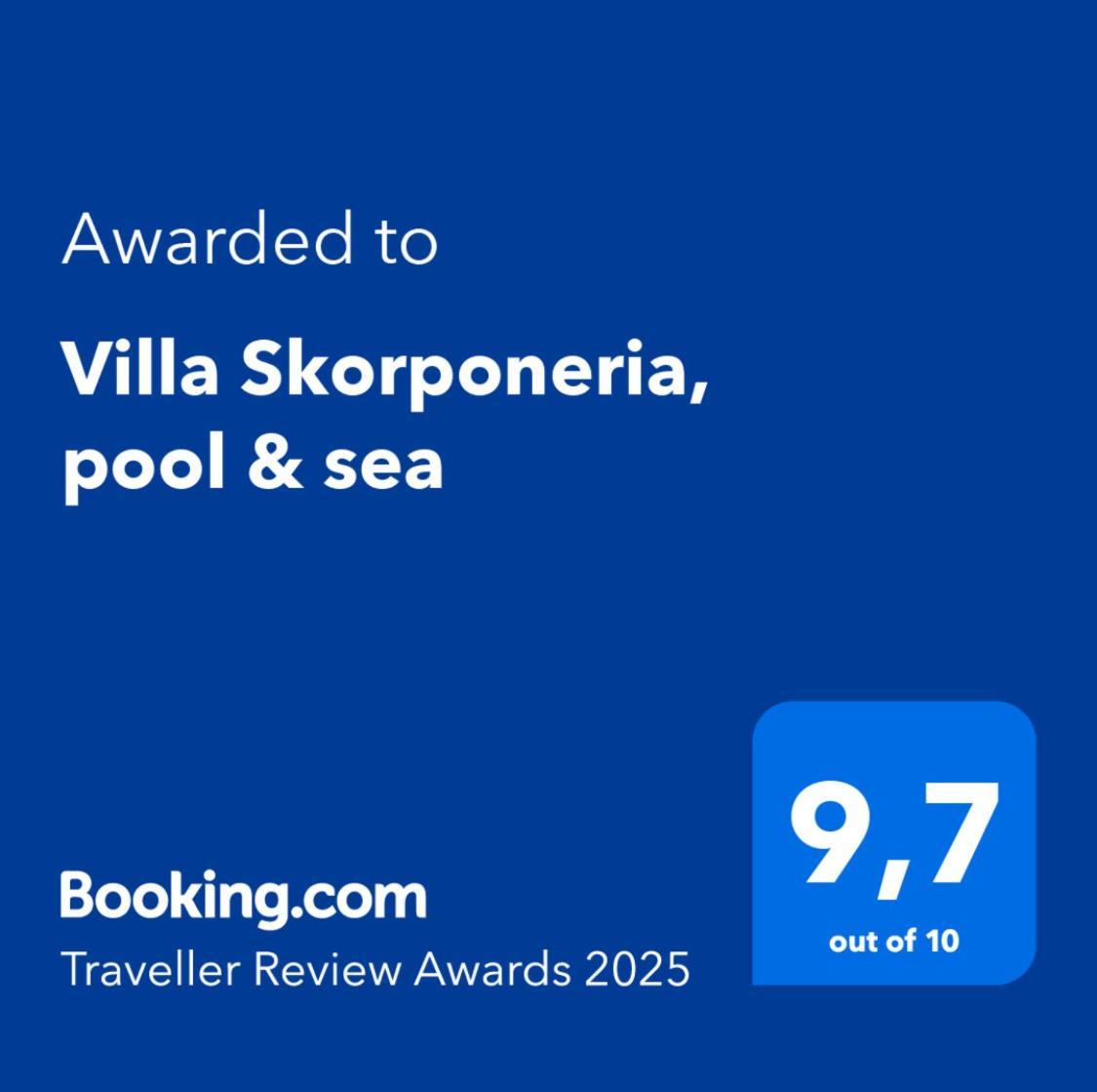 Villa Skorponeria, Pool & Sea Skroponeria Eksteriør billede